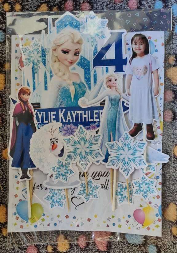 Frozen Customize Cake Topper