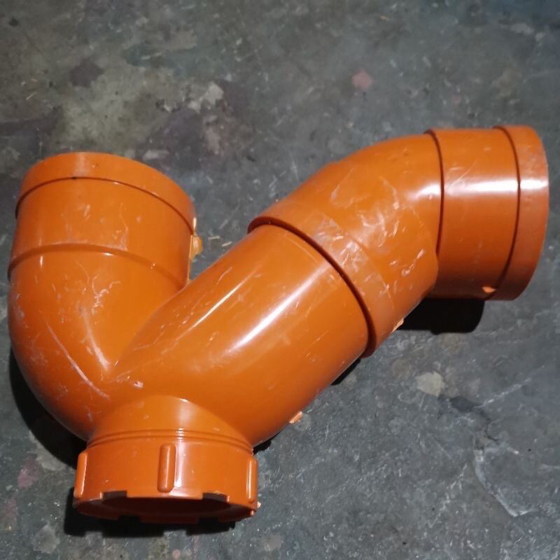 PVC Orange Fittings 4” inch(P trap) Lazada PH