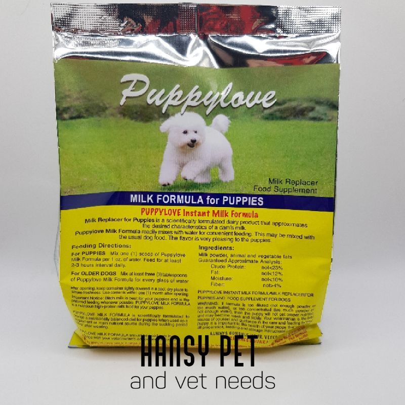 Puppy Love Milk Replacer 300g PuppyLove Lazada PH