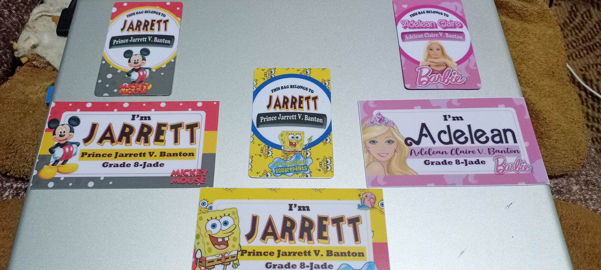 Pvc Name Tag Character PVC Name Tag and Bag Tag | Lazada PH
