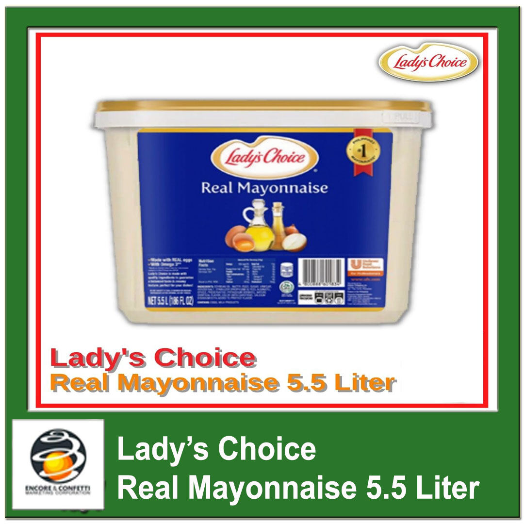 Lady's Choice Real Mayonnaise 5.5kg Lazada PH