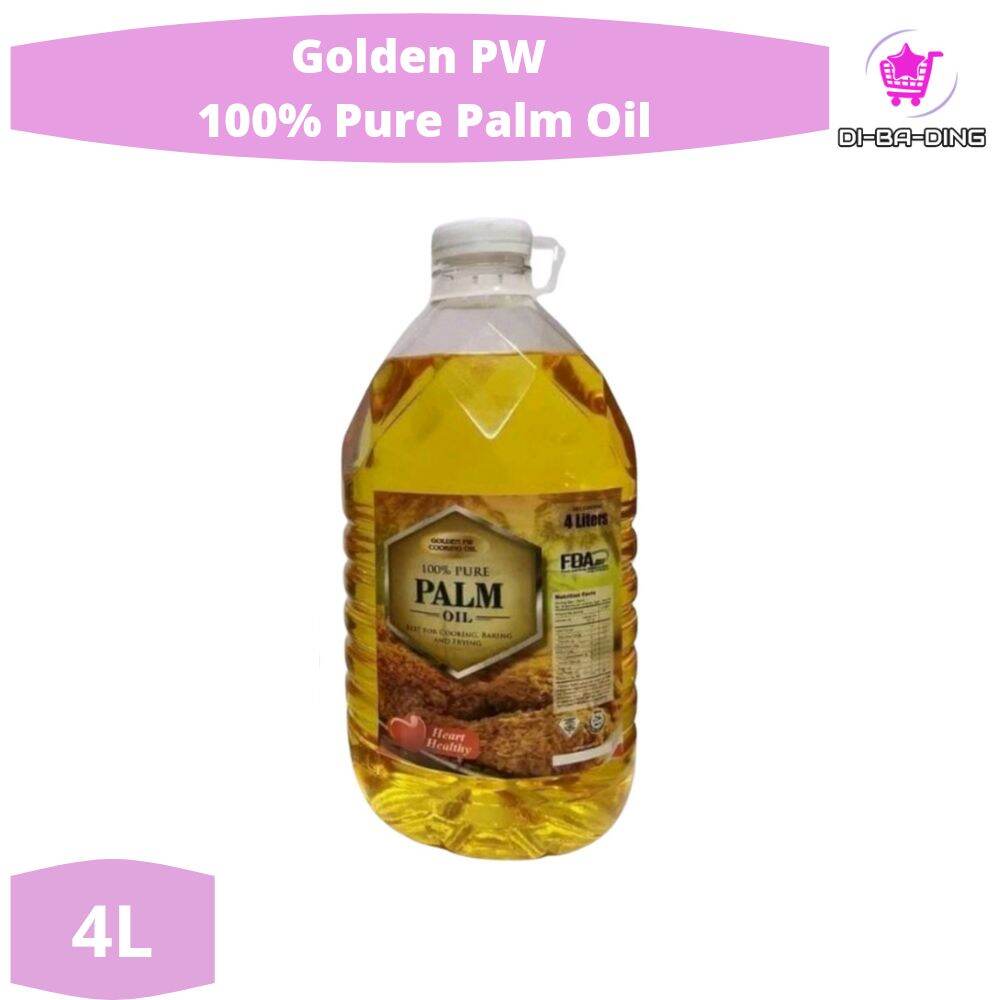 Golden PW Palm Oil 100 Pure 4L Lazada PH