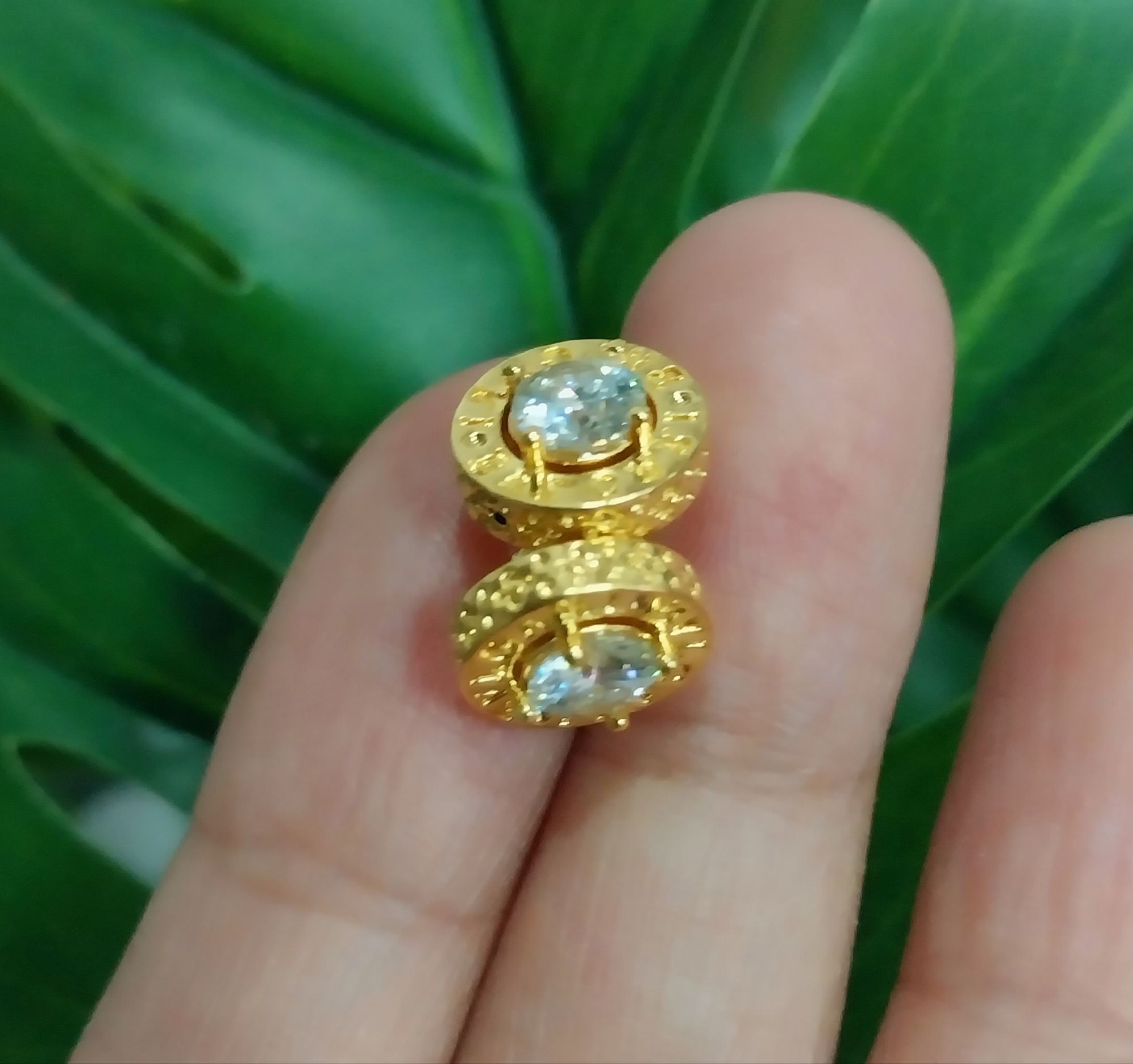 正規品】 18k Saudi Gold Earrings - アクセサリー