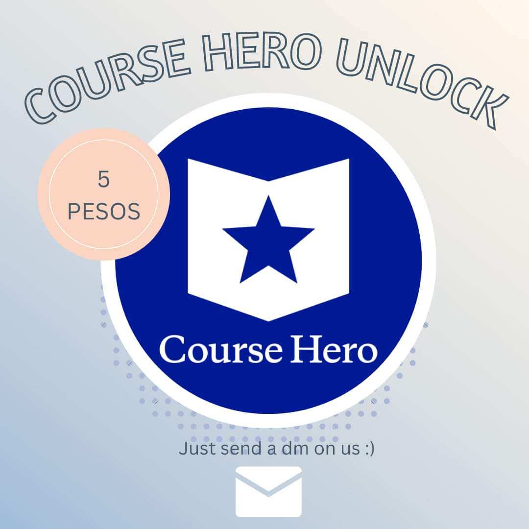 Course Hero Unlock (per link) Lazada PH