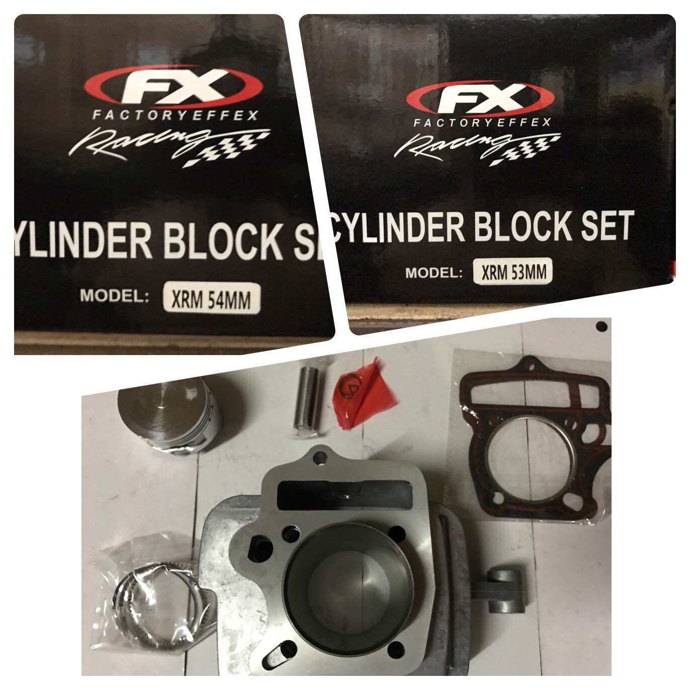 Cylinder Block Kit XRM110 / SYM Bonus 110 53mm / 54mm Lazada PH