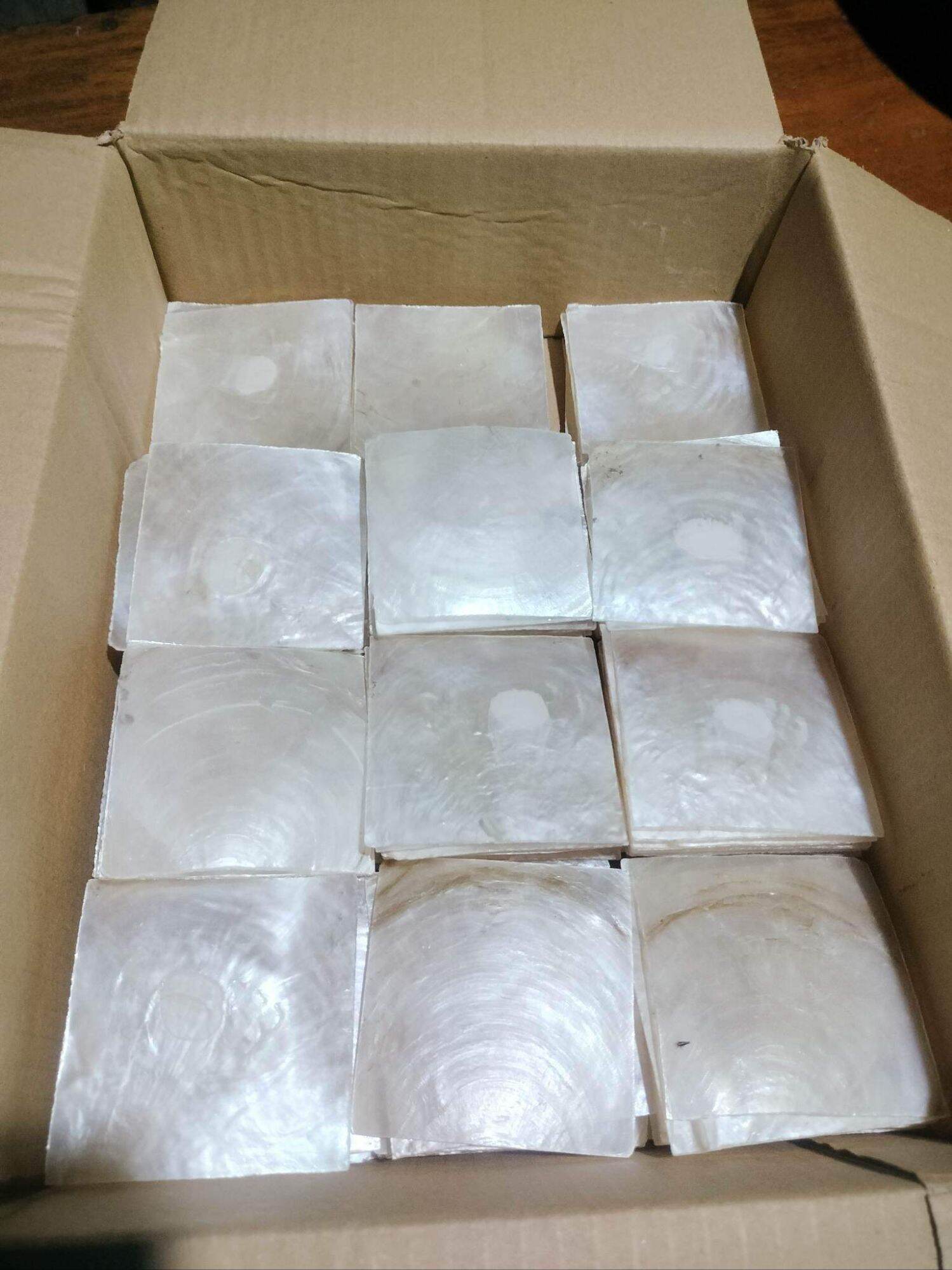 capiz shell 100pcs 2x2 2.5x2.5 3x3