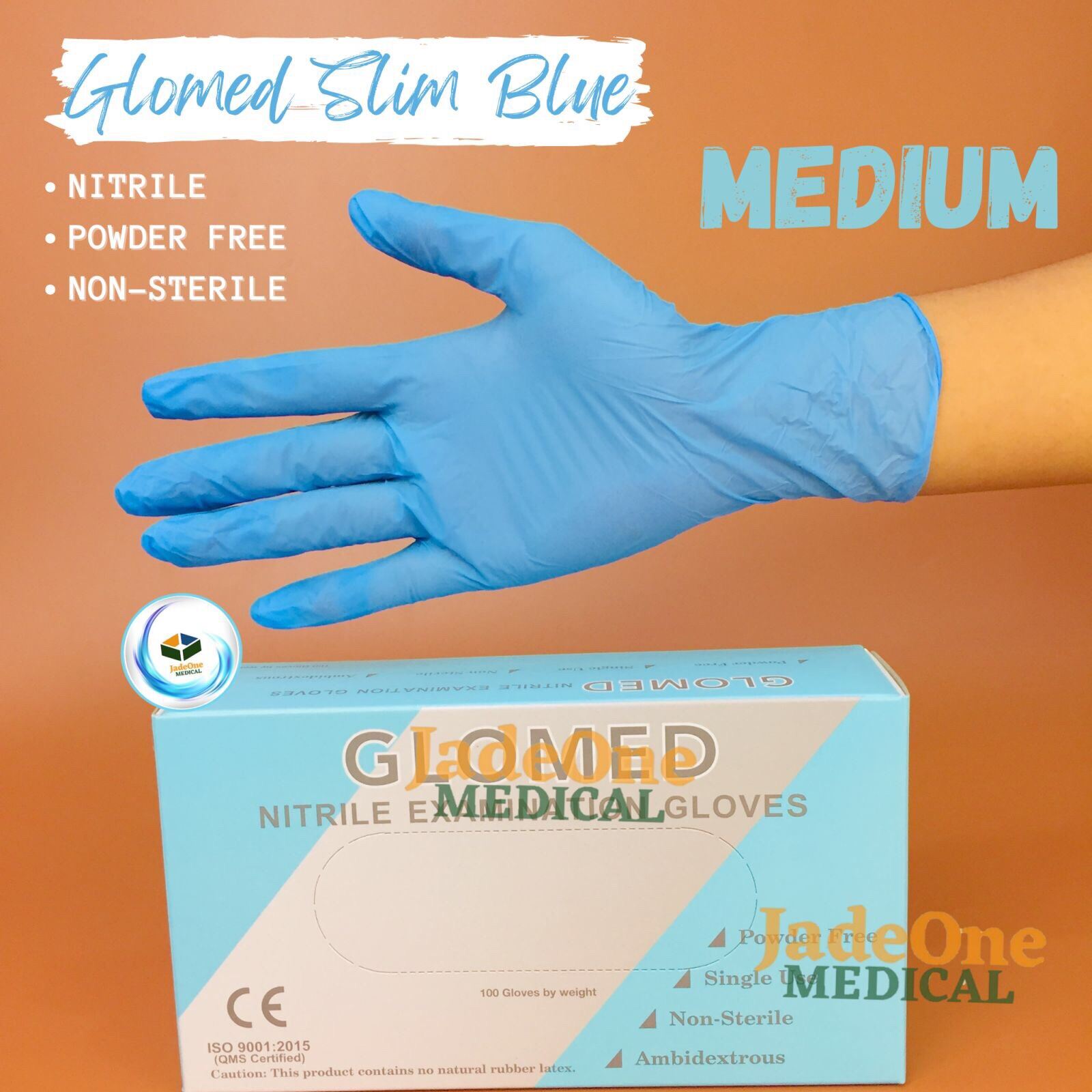 GLOMED Nitrile Examination Gloves (Non Sterile) Lazada PH