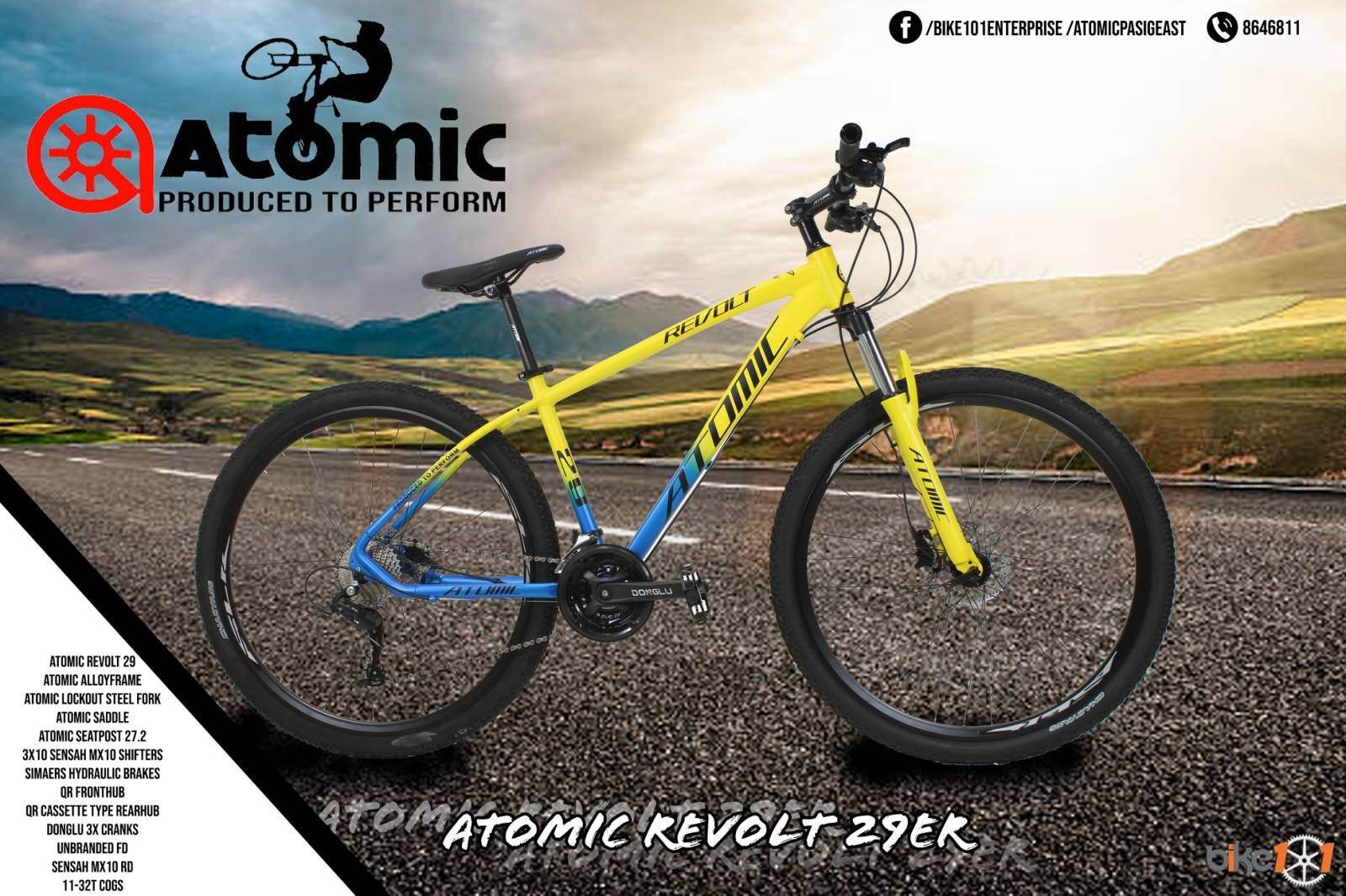 atomic bike frame