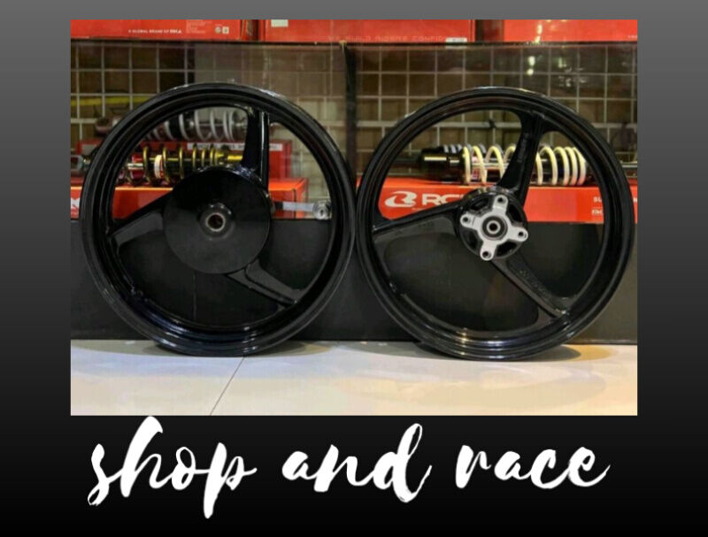 Orig Enkei mags 3spokes click 125 color black Lazada PH