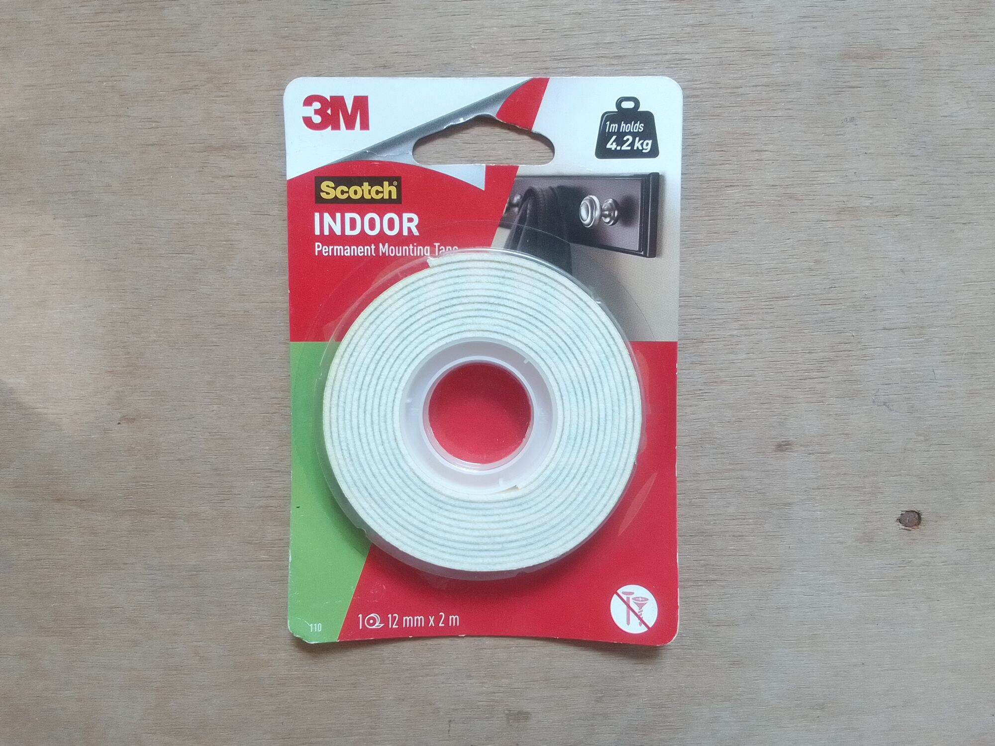 3M SCOTCH INDOOR PERMANENT MOUNTING TAPE DOUBLE SIDED TAPE ORIGINAL TAPE DOUBLE ADHESIVE TAPE