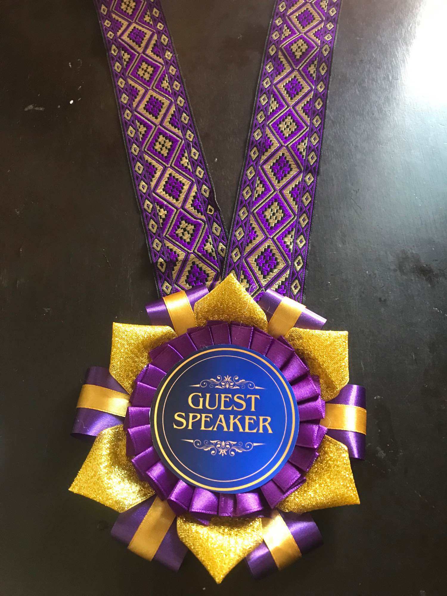 Garland Lei for graduation and guest or vip with free logo | Lazada PH