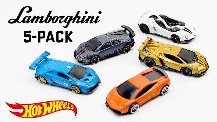 lamborghini 5 pack hot wheels