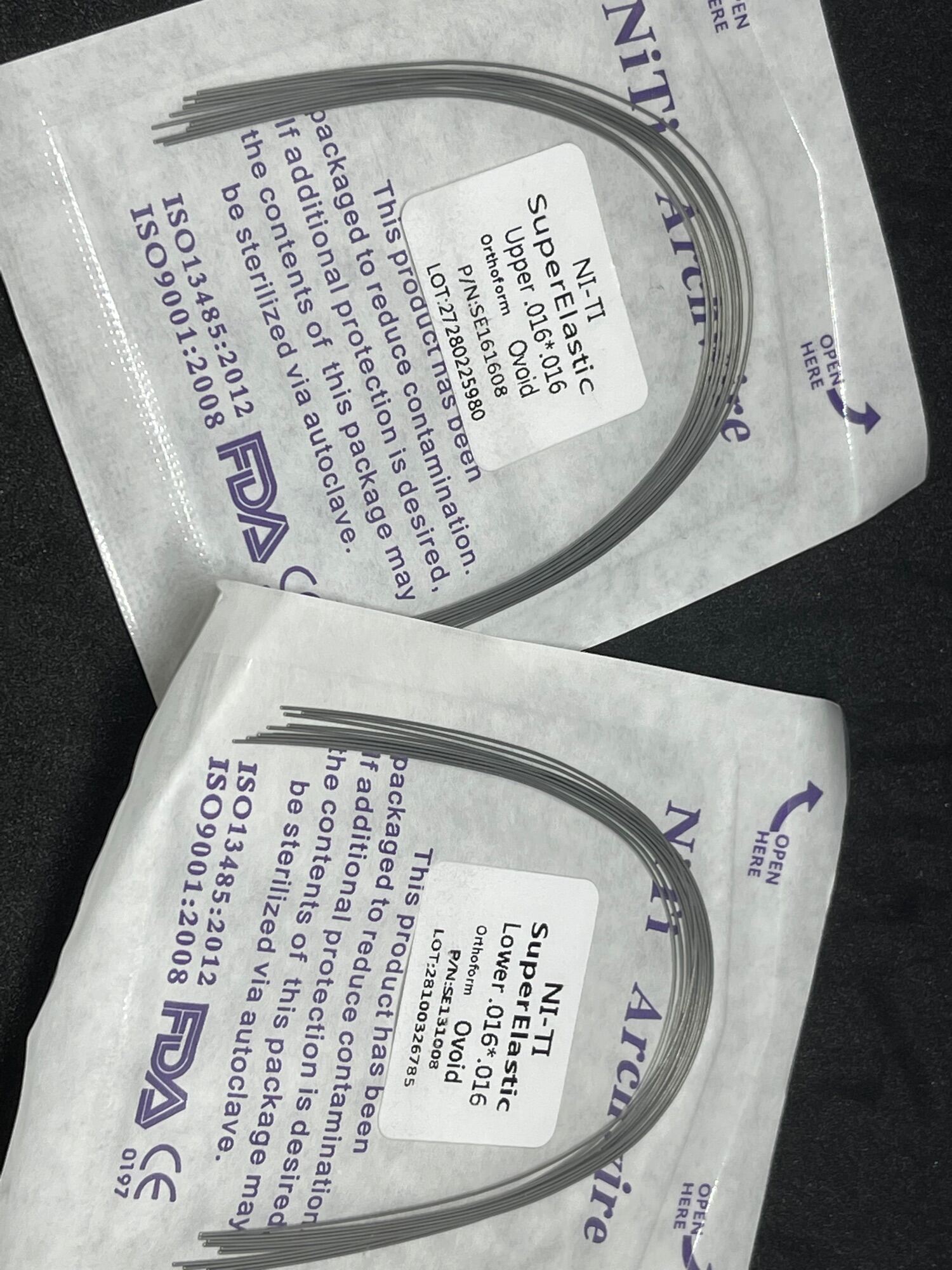 1pack NITI archwire 16x16 UPPER Lazada PH