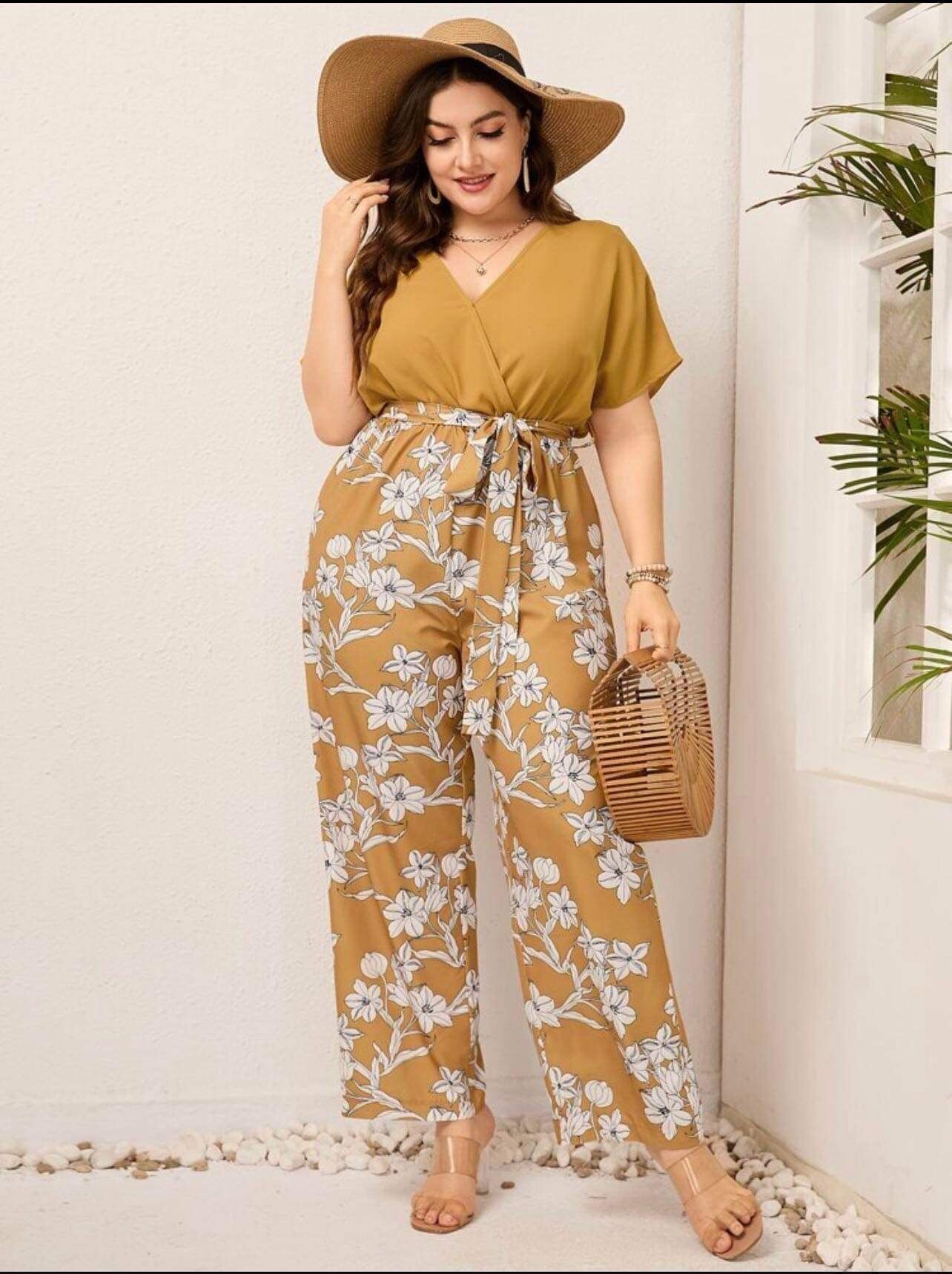 Chiffon jumpsuit shop styles