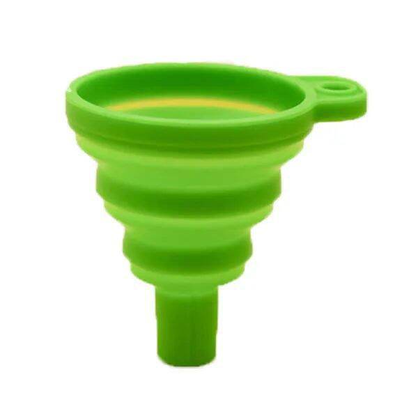 Mini and Portable Silicone Foldable Funnel Practical Collapsible Funnel. 