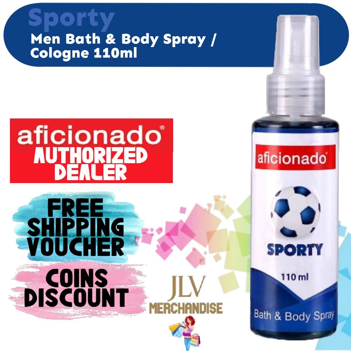 Aficionado Sporty Men Bath & Body Spray / Cologne 110ml