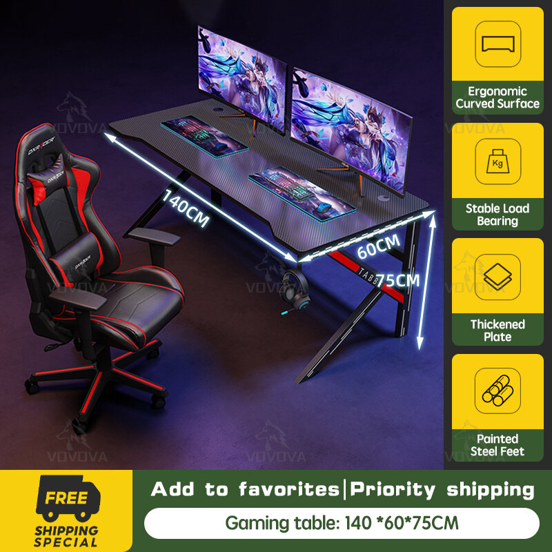 vovova-gaming-table-140x60x75cm-computer-gaming-table-strong-and