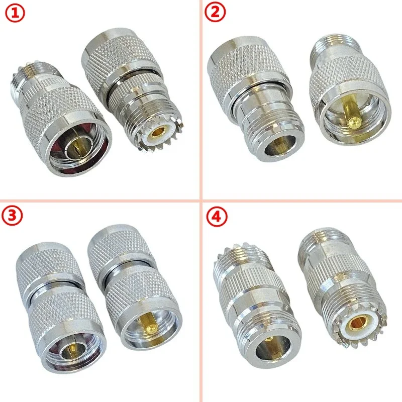 N Male To SO239 PL-259 Female Adapter – Rocket Radio Connector Converter