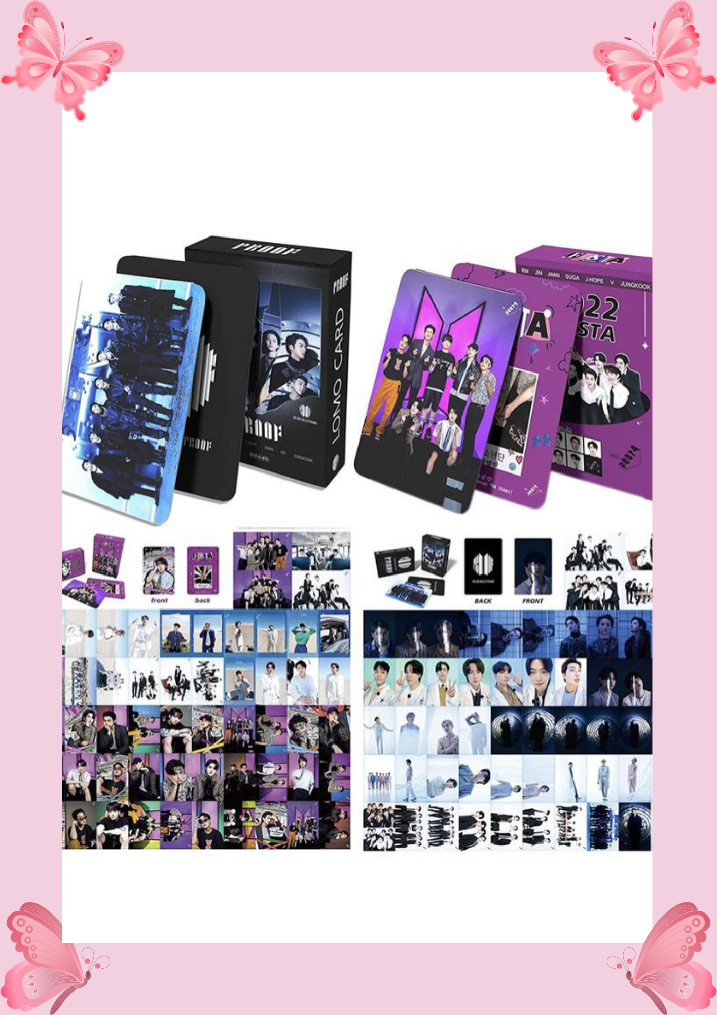 5pcs BTS Lomocard randomly pull with freebies