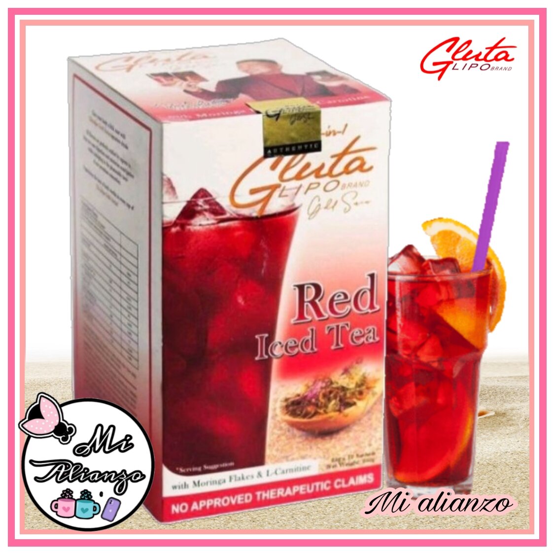 Glutalipo Red Iced Tea Glutalipo Gold Series Lazada PH