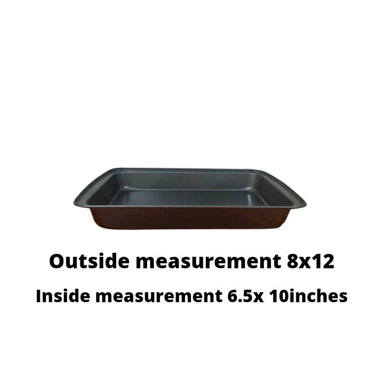 SQUARE TRAY MEDIUM 10X10 INCHES OUTSIDE MEASUREMENT APPROX