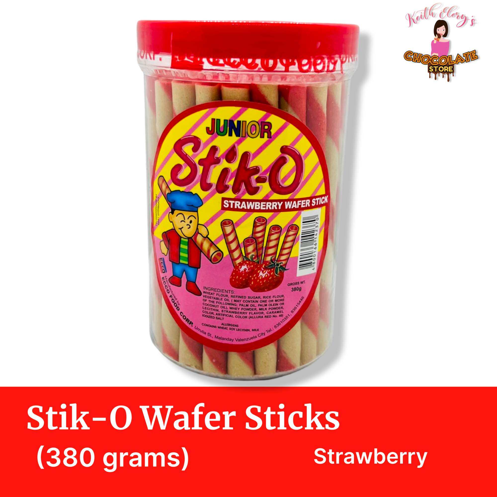Stik-O ウベ380g*48pcs+サービス品 Stik O Junior top Wafer