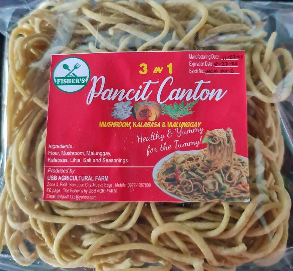 Mushroom Pancit Canton 3in1 (Mushroom Malungay & Kalabasa Flavored