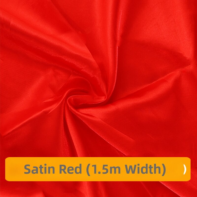 Cotton Red Fabric For Weddings Buddhism Decor Chinese Style Ceremonies