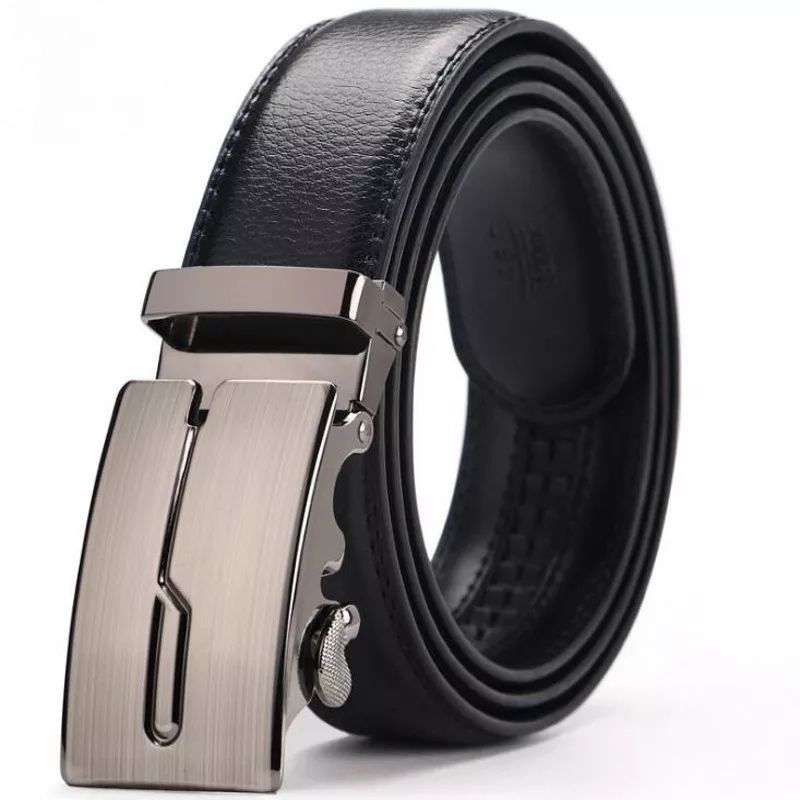 Belt for Men Automatic Buckle Belt Leather Belt random design | Lazada PH