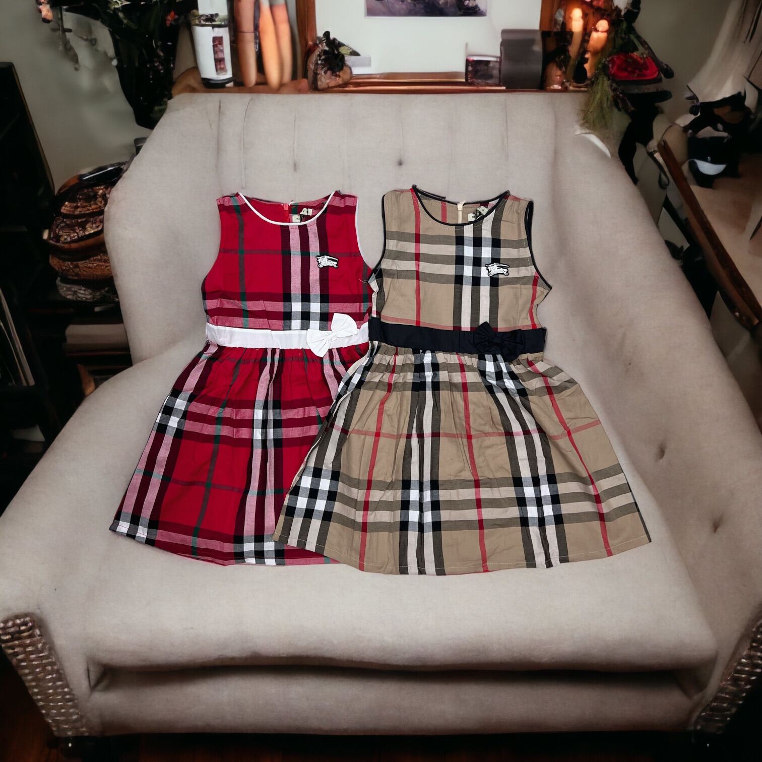 Burberry little store girl dress