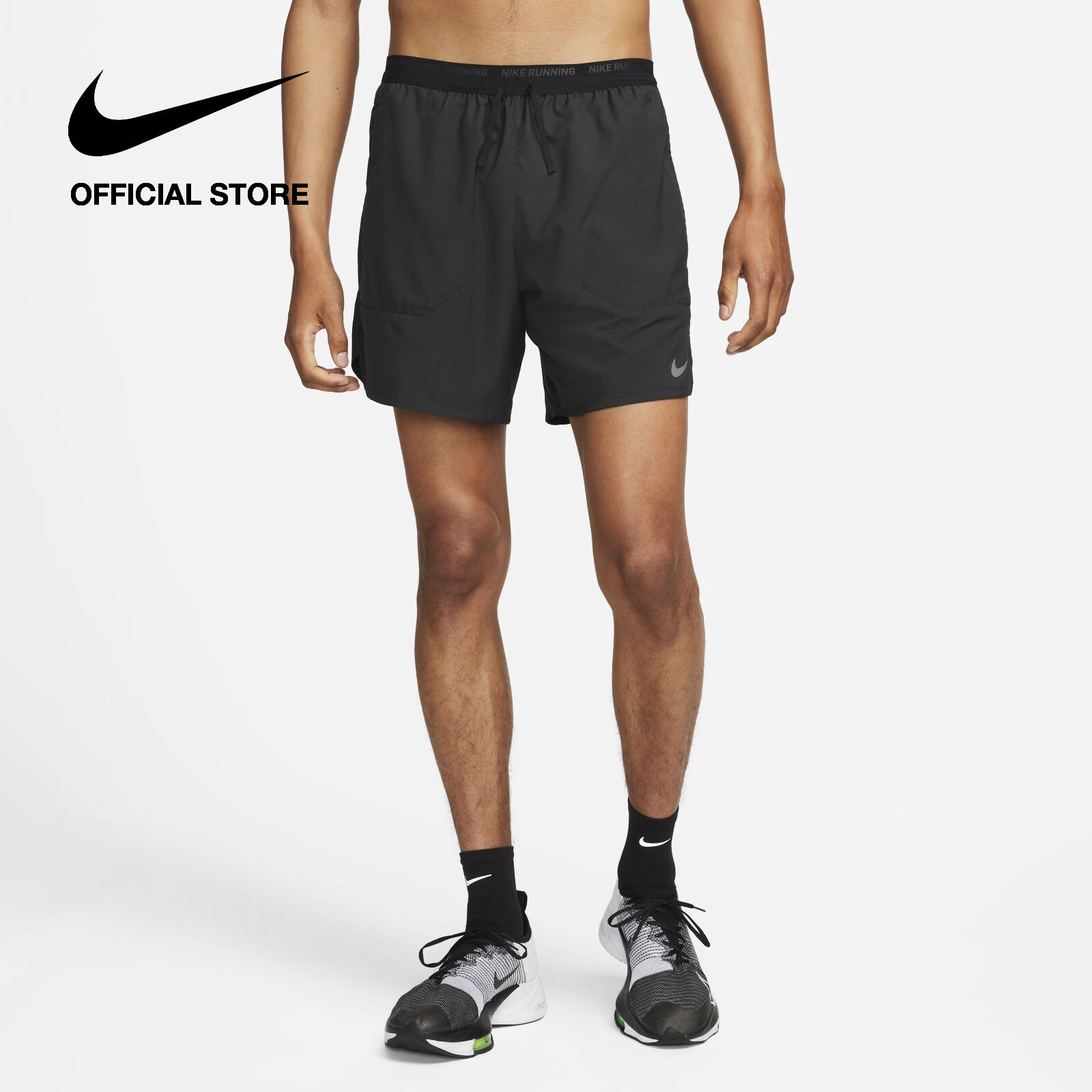 Quần thể thao Nike Dri-FIT Mens Stride 7" 2-In-1 Running Shorts - Black