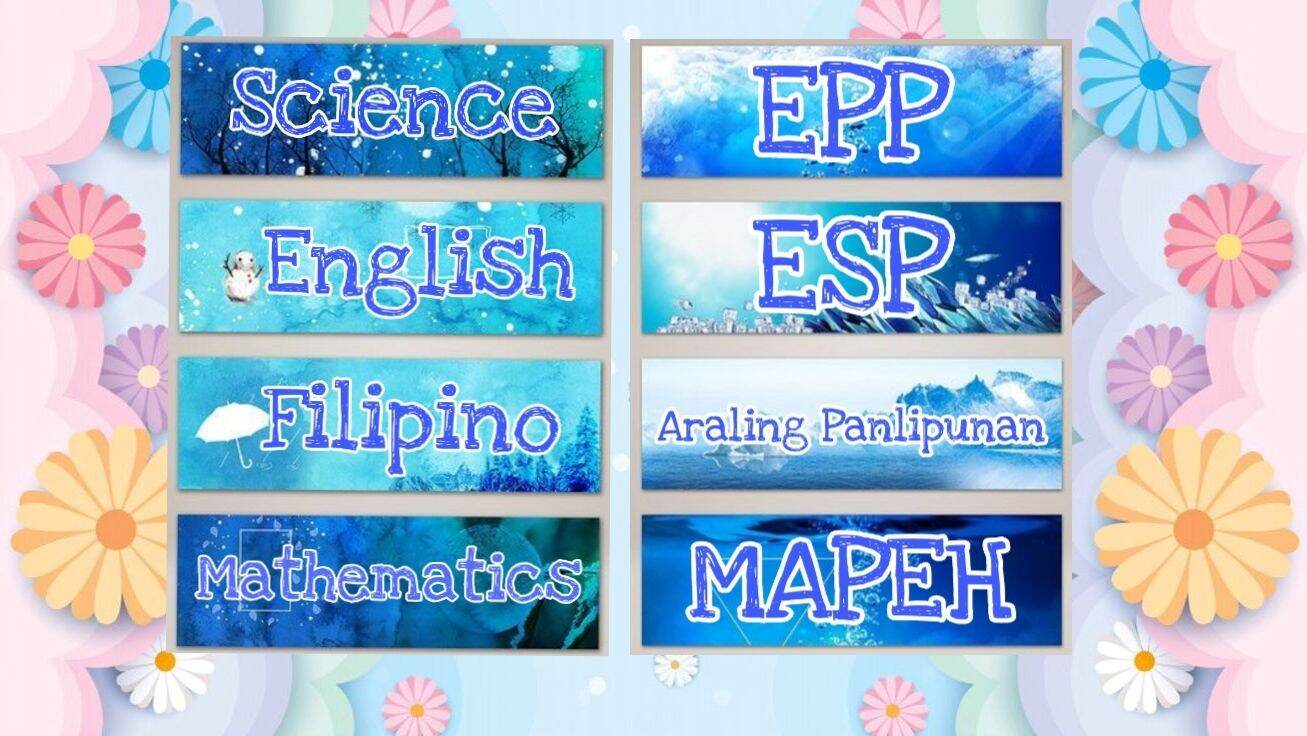 SCHOOL SUBJECT LABEL LAMINATED STICKERS PRE-CUT COLLECTIONS SET (Please ...