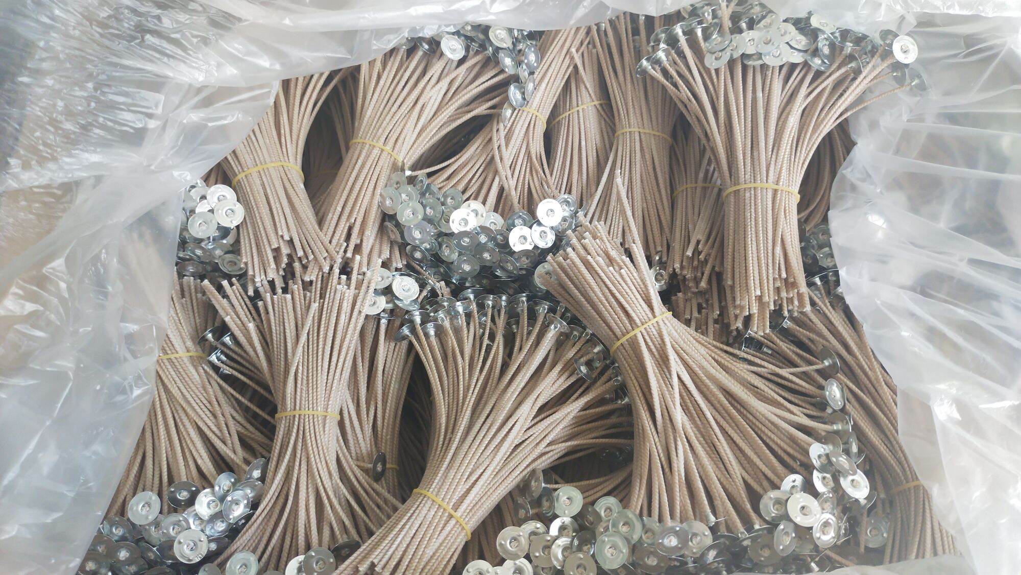 100Pcs Candle Wicks for Candle Making Coated with Natural Soy