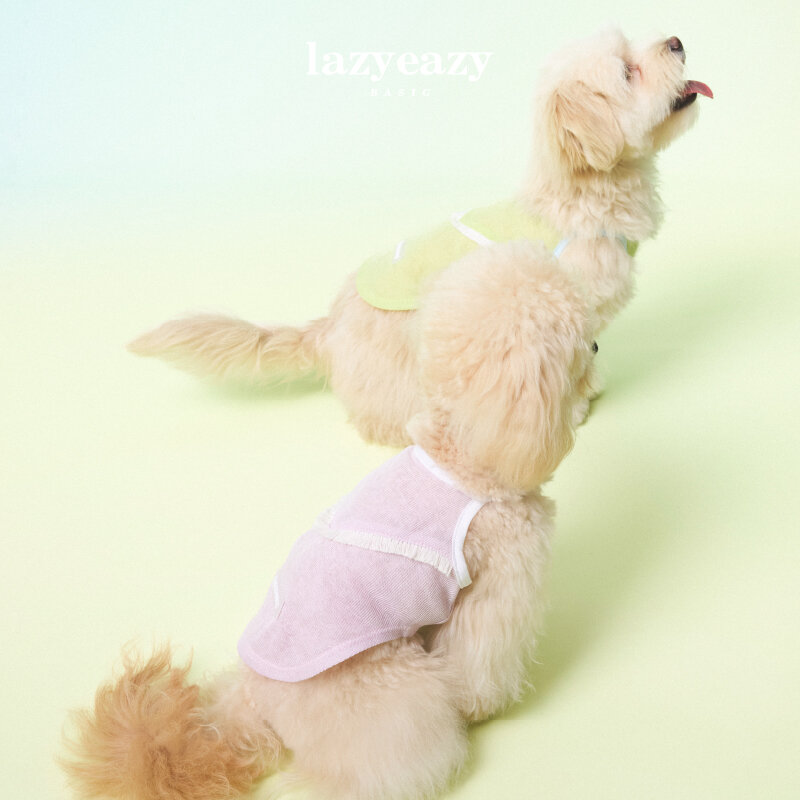 Lazyeazy Summer Thin Dog Clothes Tassel Strap Lightweight Soft Small Dog Vest Style Pet Apparel Casual Dog Clothing Presyo 1,647 Piso*Libreng Shipping