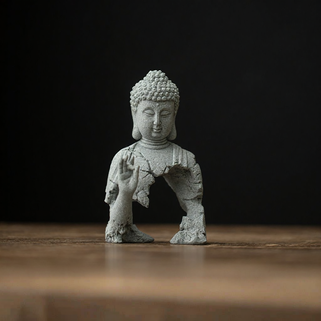YOUJING | Creative Zen Semi-body Buddha Statue Decorations