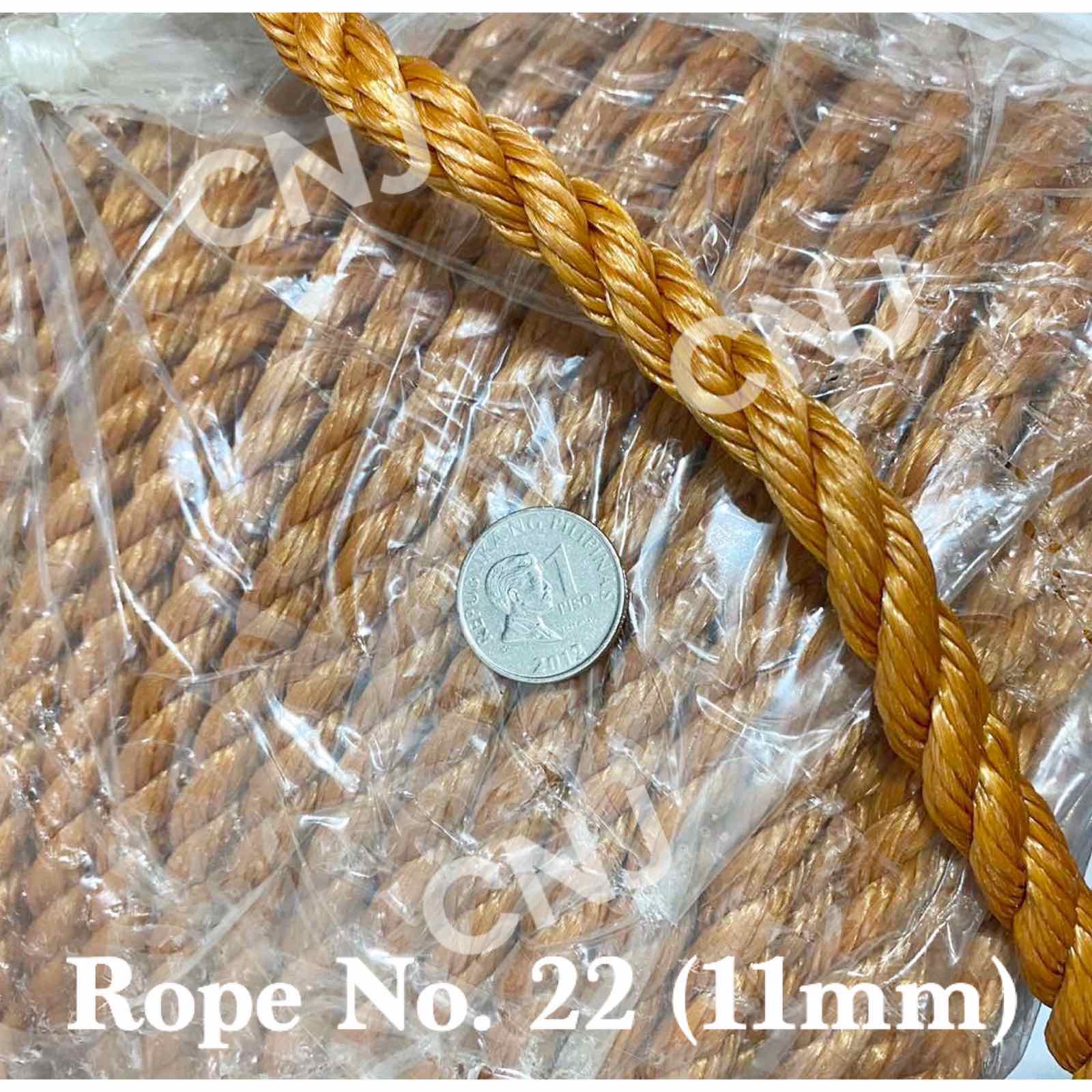 Nylon Rope #22 (PRICE PER METER LENGTH) ROPE 11mm - More than 1Meter Order  We Will Send it with No Cut | Lazada PH