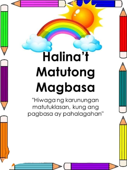 Halina't Matutong Magbasa (19 pages) free bookbind | Lazada PH