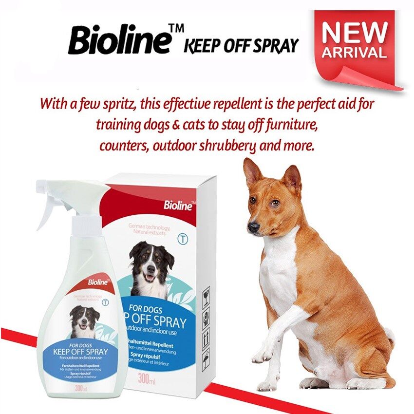 Bioline Keep Off Spray for Dogs 300ml Repellant Spray Keep your Pet