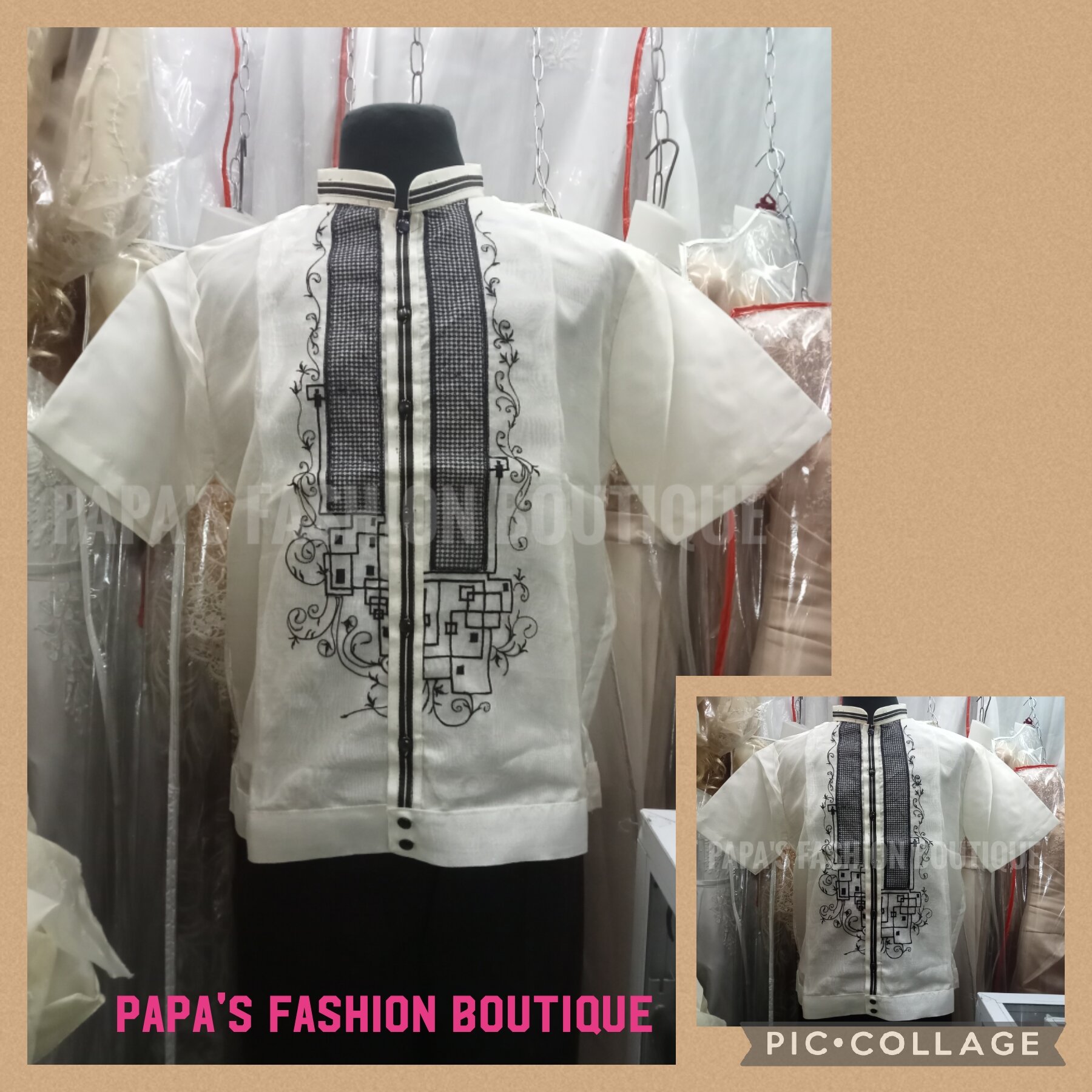 Polo Jacket Office Barong (Chest Embro) | ubicaciondepersonas.cdmx.gob.mx