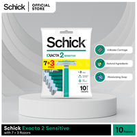 Schick Disposable Exacta 2 Sensitive with 7+3 Free Razors