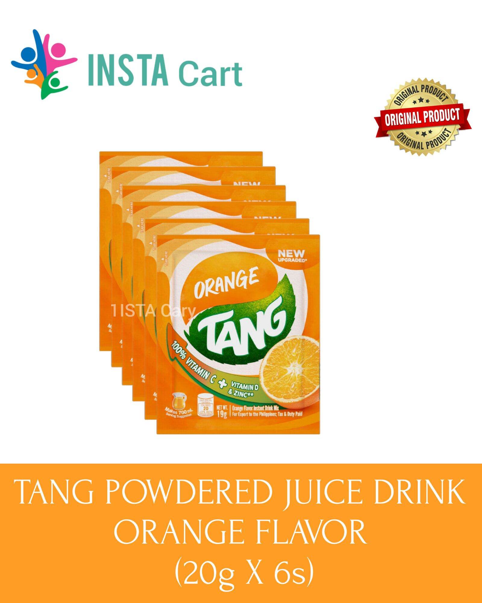 Tang Orange Flavor Powdered Juice Drink Sachet