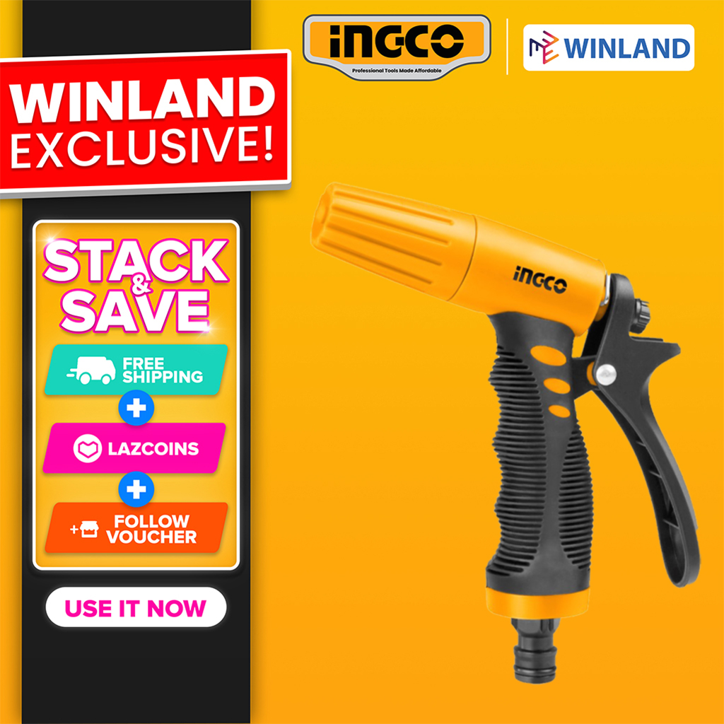 Ingco 3 Pattern Garden Hose Spray Nozzle by Winland