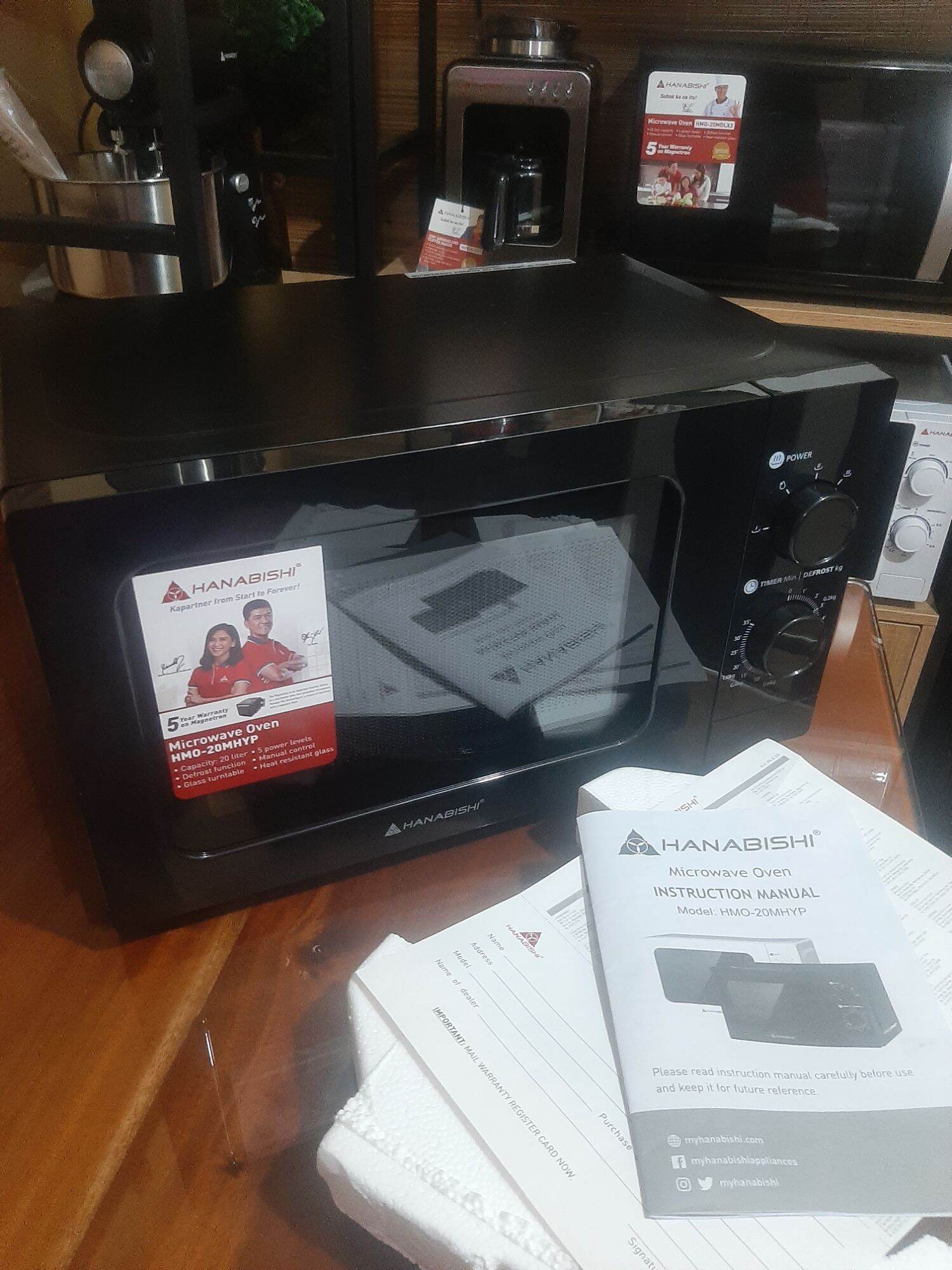 Hanabishi Microwave Oven HMO20,MHYP Lazada PH