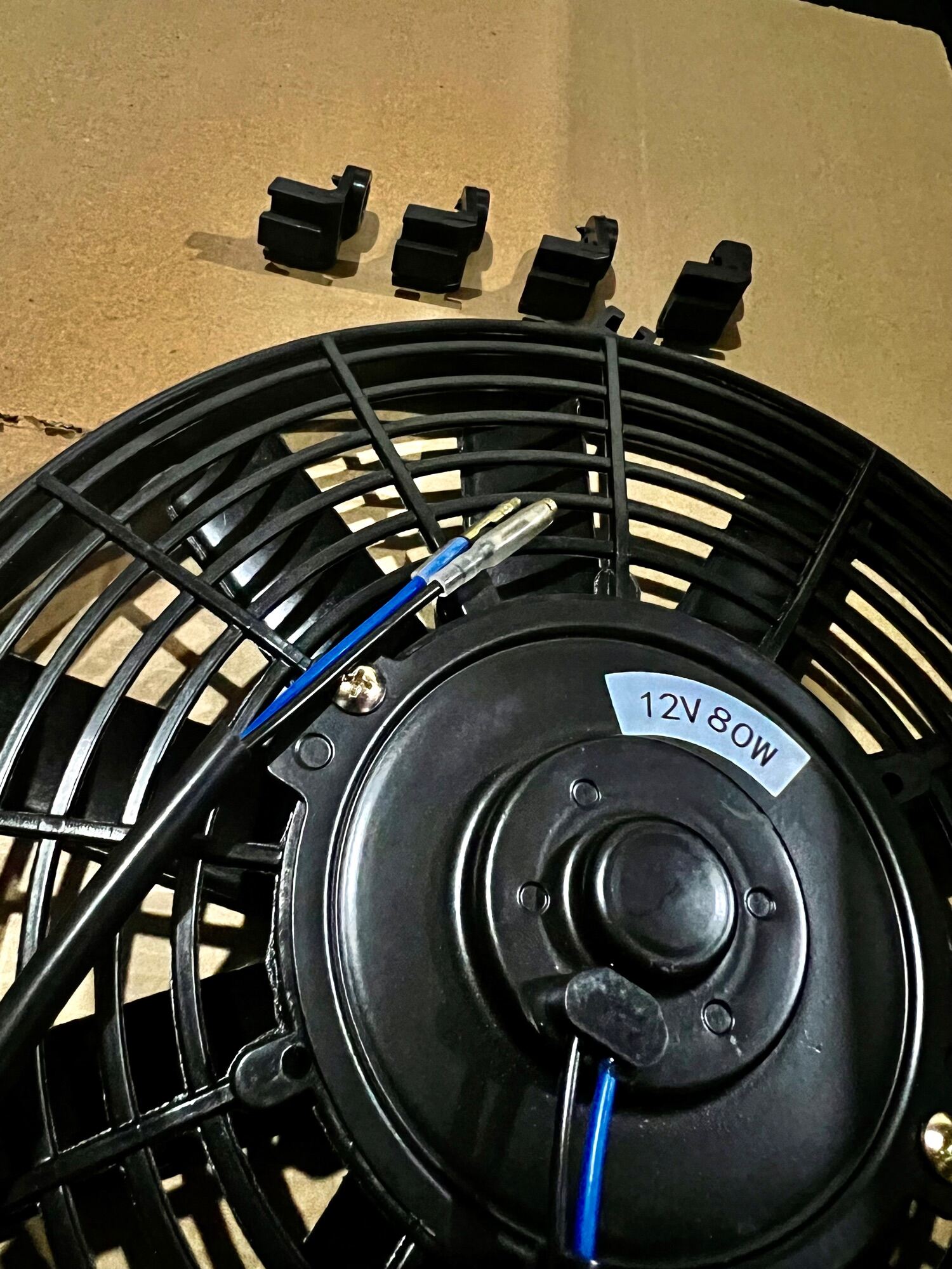 Aux Fan Assembly 10” 12volts 80w Aux Fan 12v 80w Auxiliary Fan High Speed Condenser Aux Fan