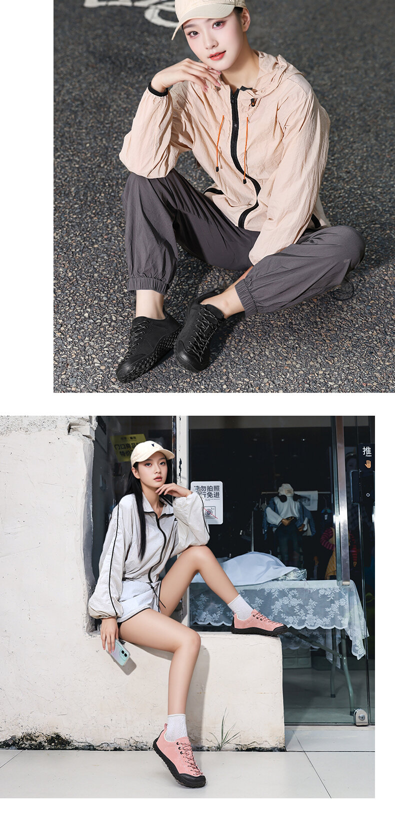 Yrfe | Wide Foot Comfortable Shoes Casual Hiking_voghion.com