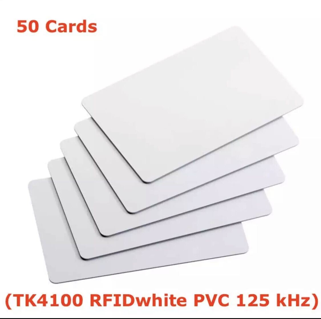 50 cards Premium TK4100, RFID card, 125khz, Proximity card, EM4100 card ...