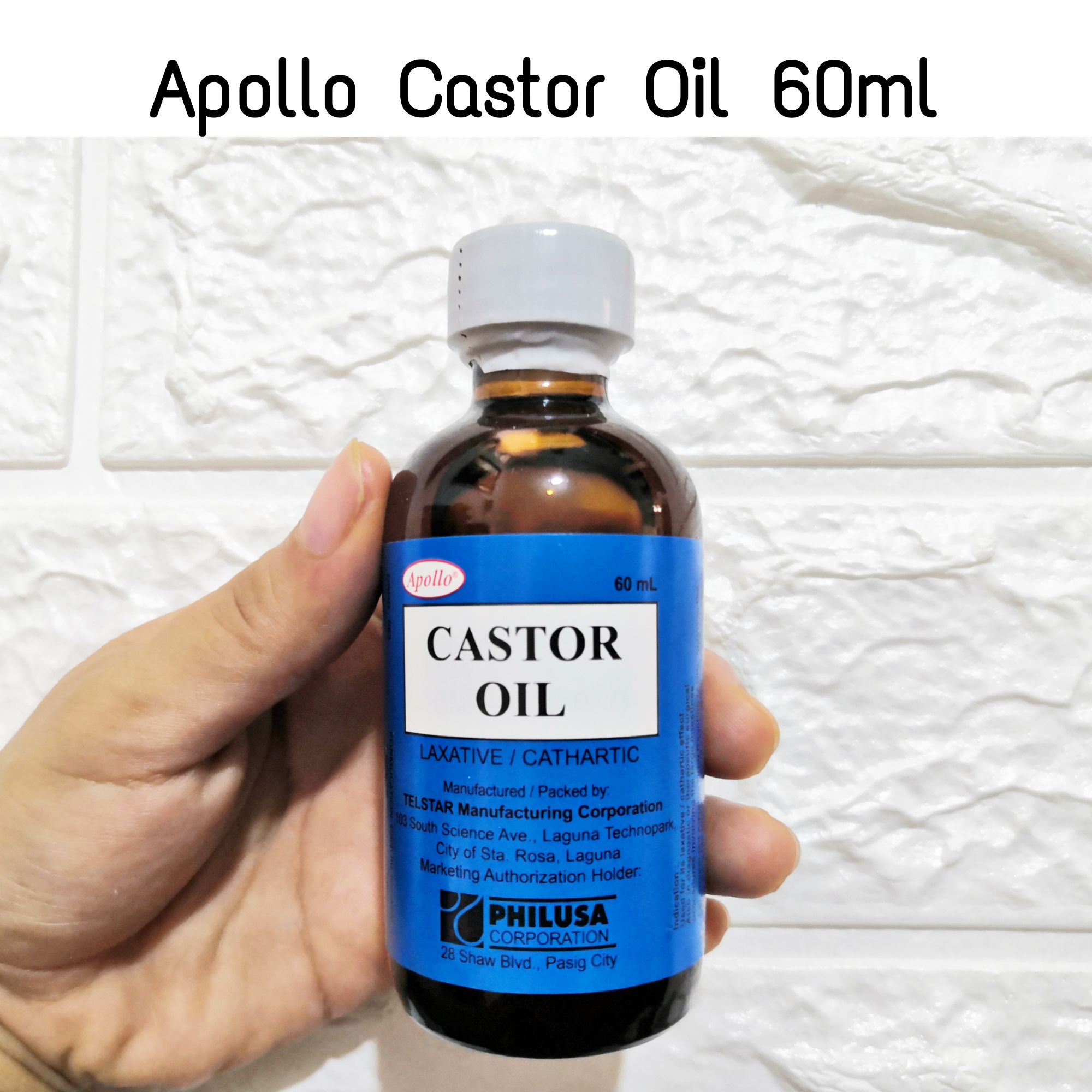 Apollo Castor Oil 60ml (Laxative/Cathartic) | Lazada PH