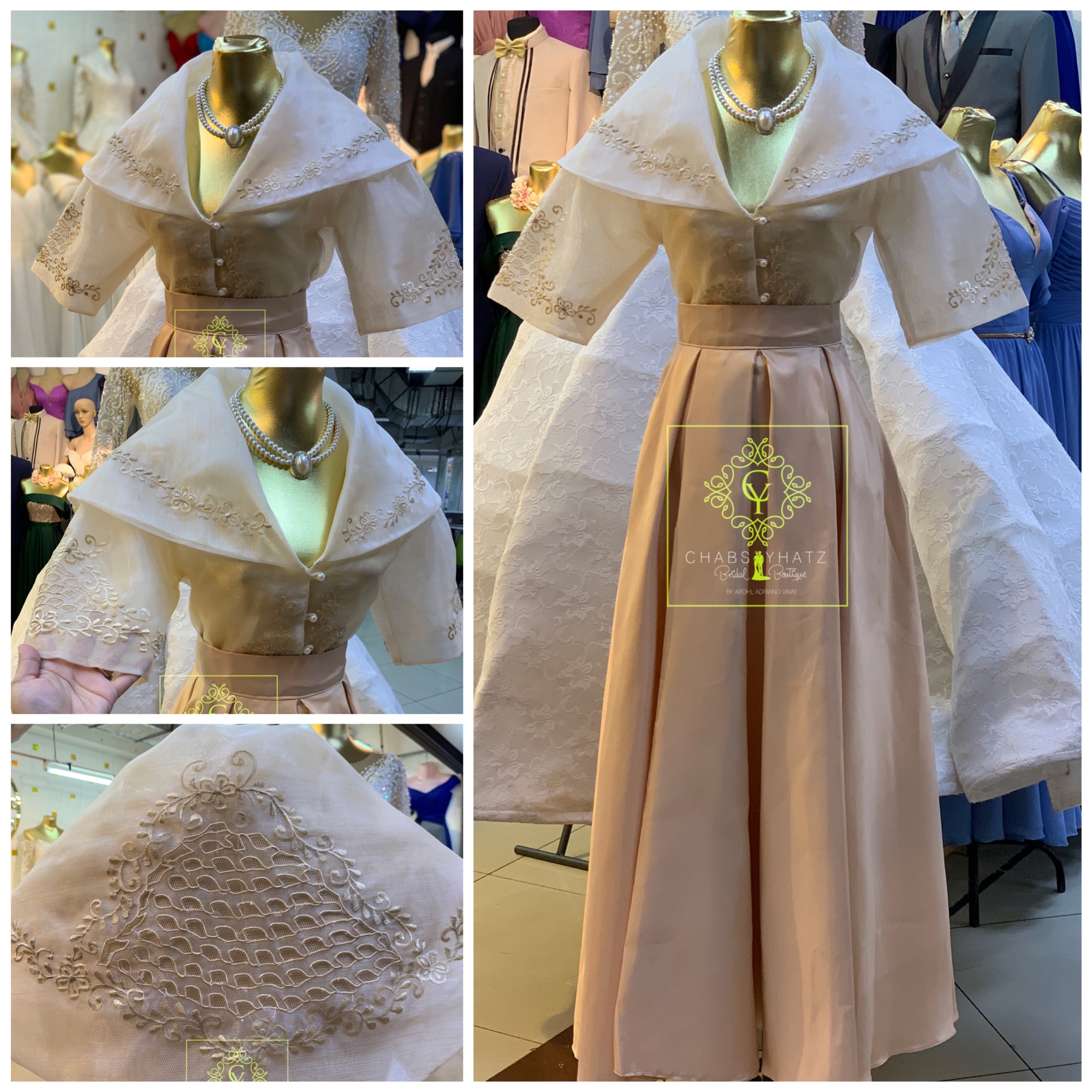 Maria Clara Filipiniana Formal Gown Philippine National Israel Atelier Yuwa Ciao Jp