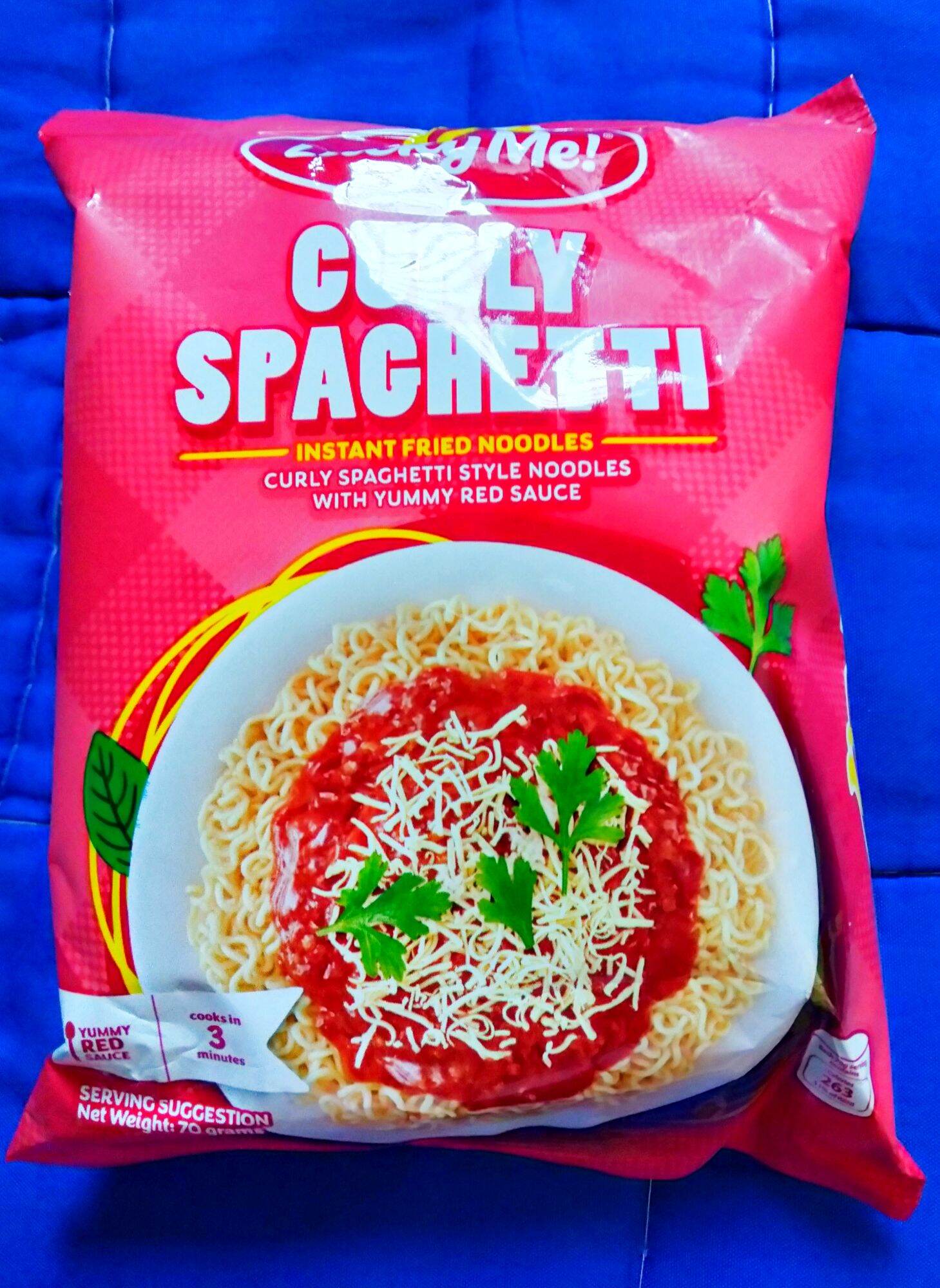 Lucky Me Curly Spaghetti ( 70g ) | Lazada PH