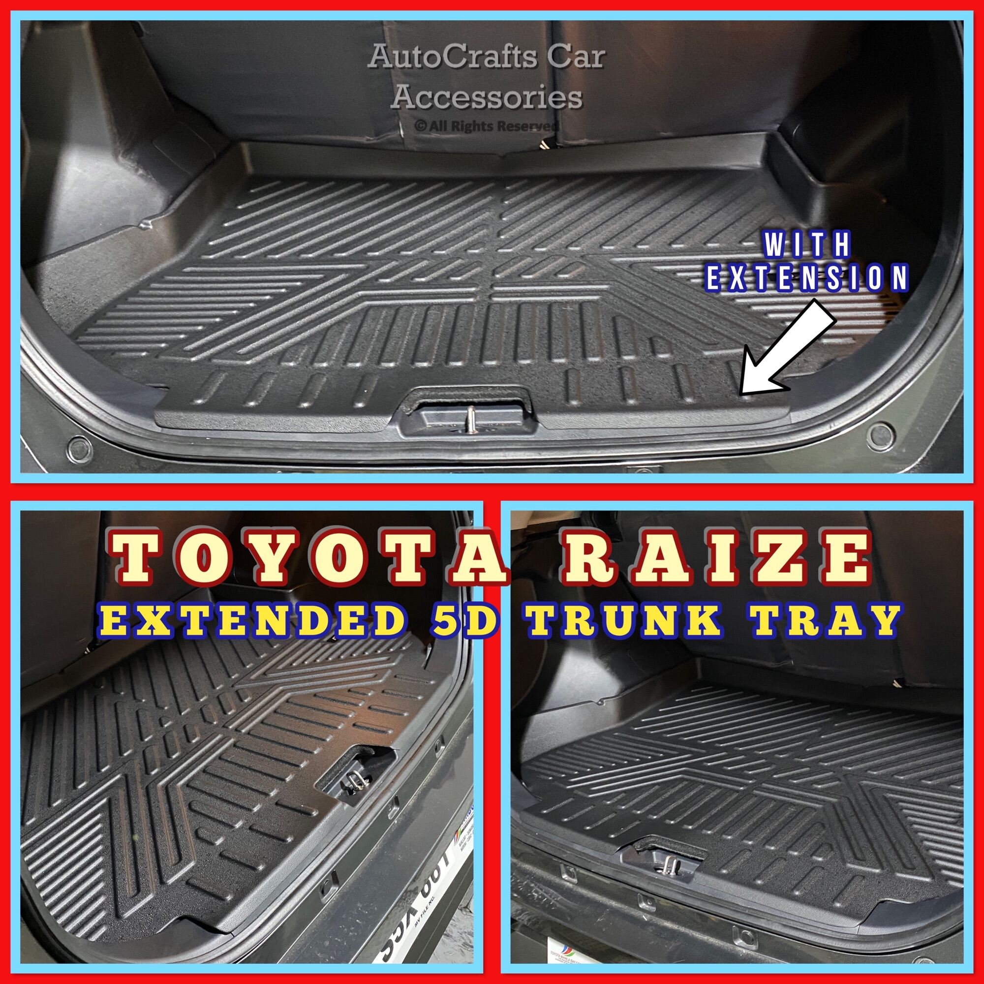 TOYOTA RAIZE 5D TRUNK TRAY EXTENDED | Lazada PH